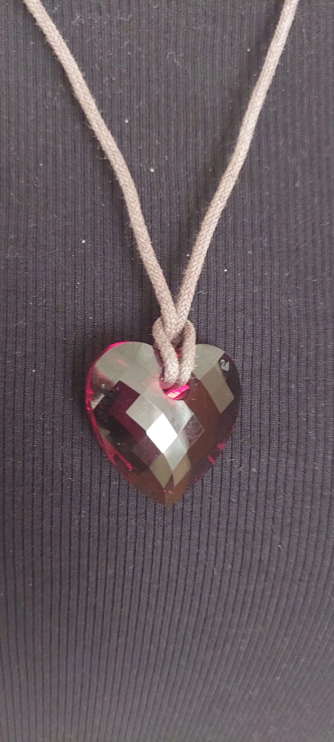 Authentieke SWAROVSKI hartvormige hanger met rode kristallen 💎❤️ – photo 5